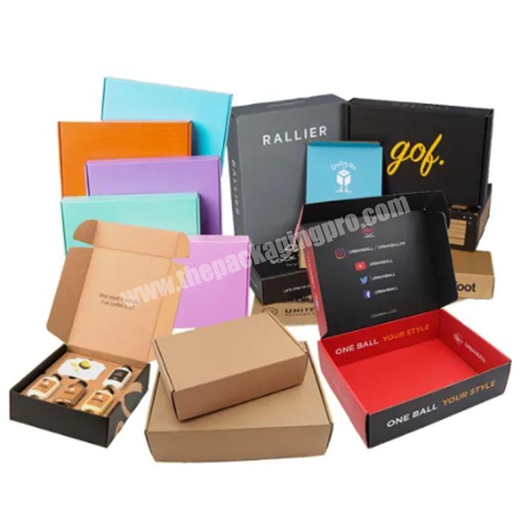 shipping boxes custom logo clothing packing box packaging boxes