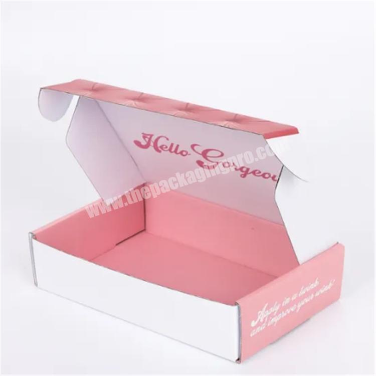 shipping boxes custom logo printed packaging boxes