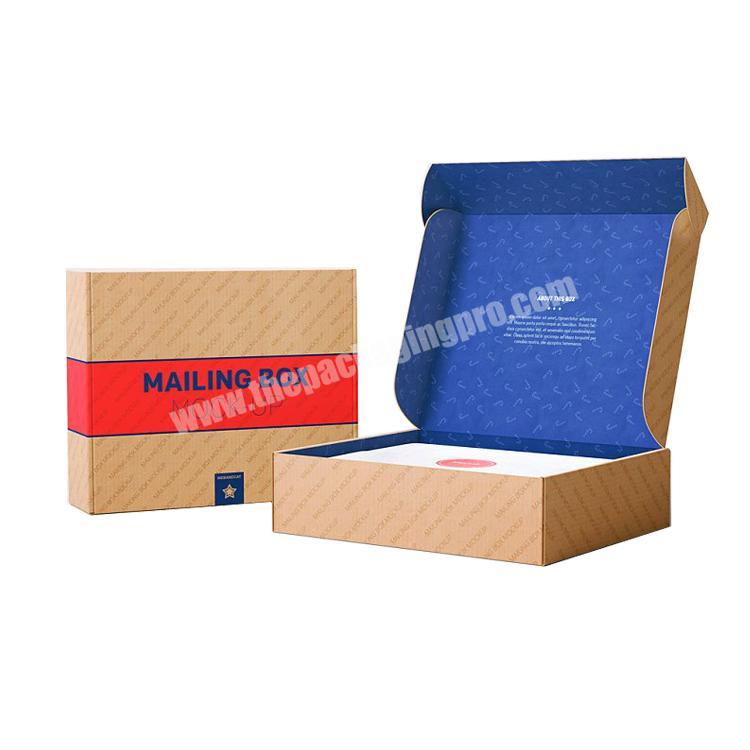 shipping boxes custom logo printed