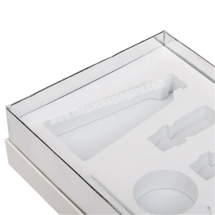 shipping boxes packing square gift box with clear lid custom packaging box