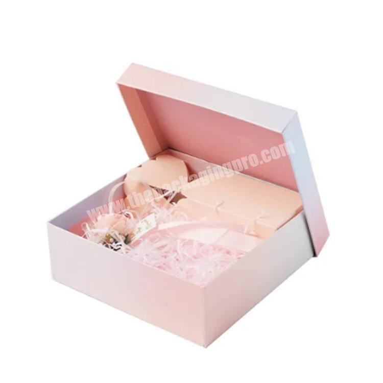 shipping boxes white cube gift box with lid custom packaging box
