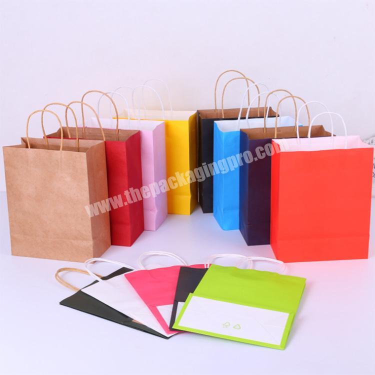 shopping bag custom paper kraft bags custom printed eco bag