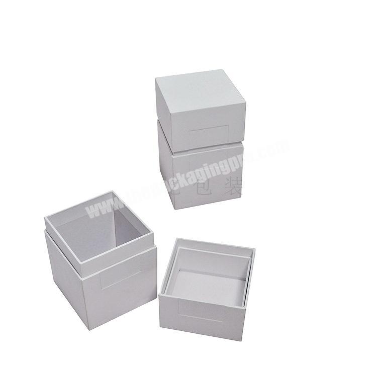 simple cheap high quality  recycle coated paper cosmetic perfume packaging cardboard box for man