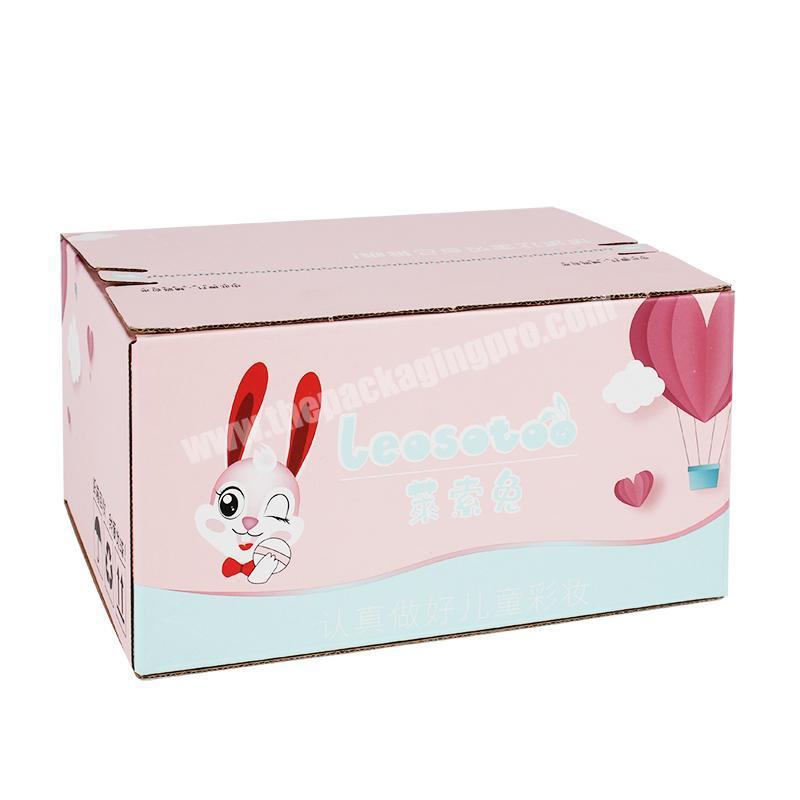 Simple Large Stylistic Printed Zipper-Type Open Rigid Packaging Carton Box