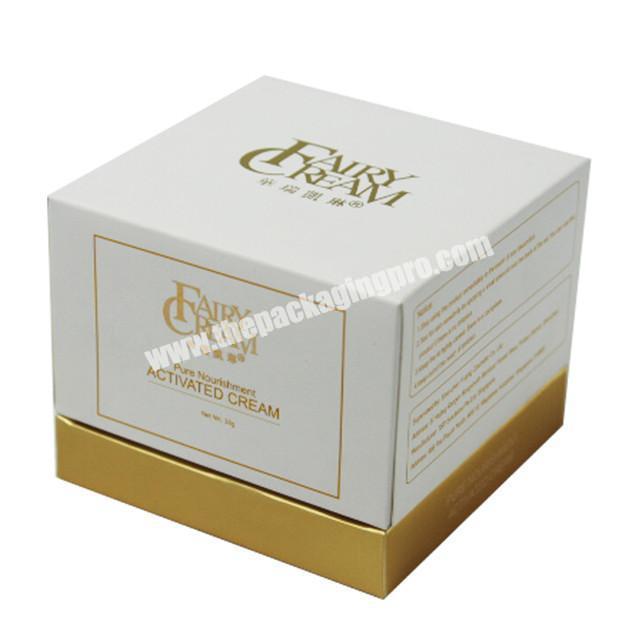 Skin Care box Logo Rose Gold Glitter Custom Luxury Paper Packaging Boxes