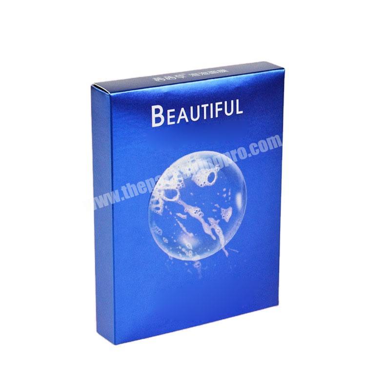 Skincare gift recycled product cardboard packaging mailer shipping custom logo cosmetic face mask boxes for makeup