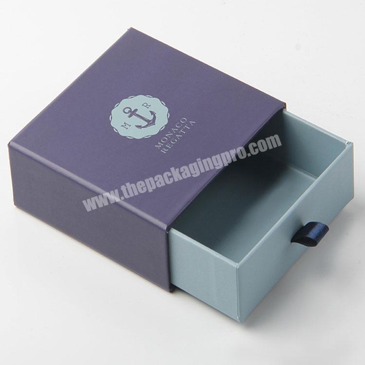 slide-out matte hard cover slide out custom paper bow tie gift packaging paper box