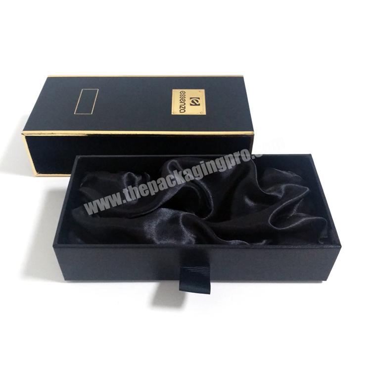 Sliding drawer box perfume box paperboard packing box with custom logo
