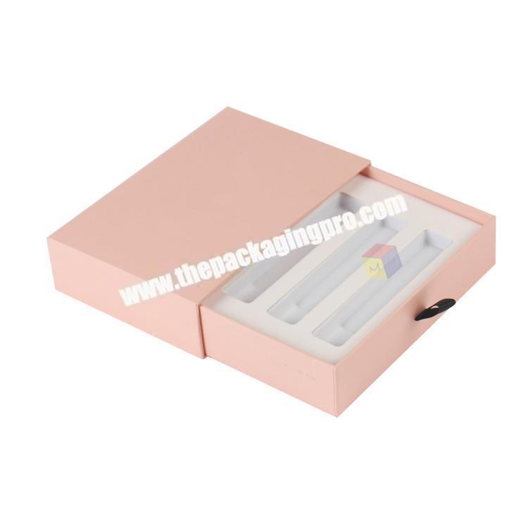 sliding out drawer rigid paper box for perfume samples