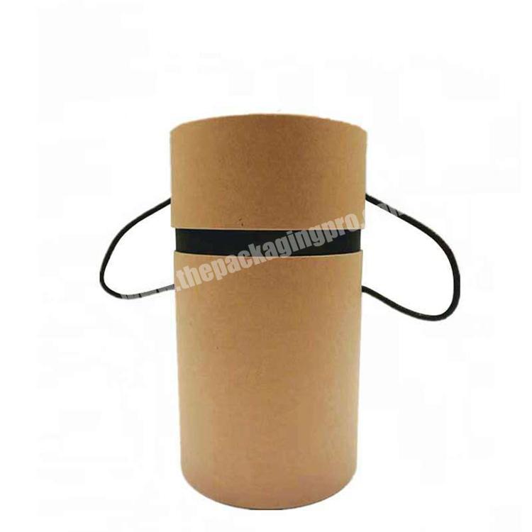 small cardboard paper packaging box round