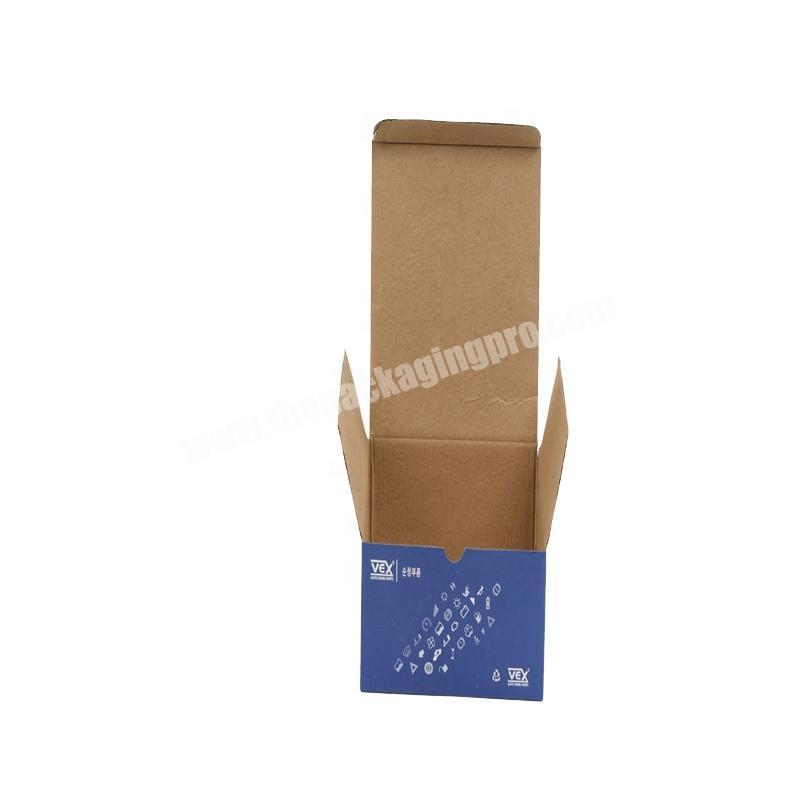 Small colorful printed paper corrugated packaging box shipping boxes