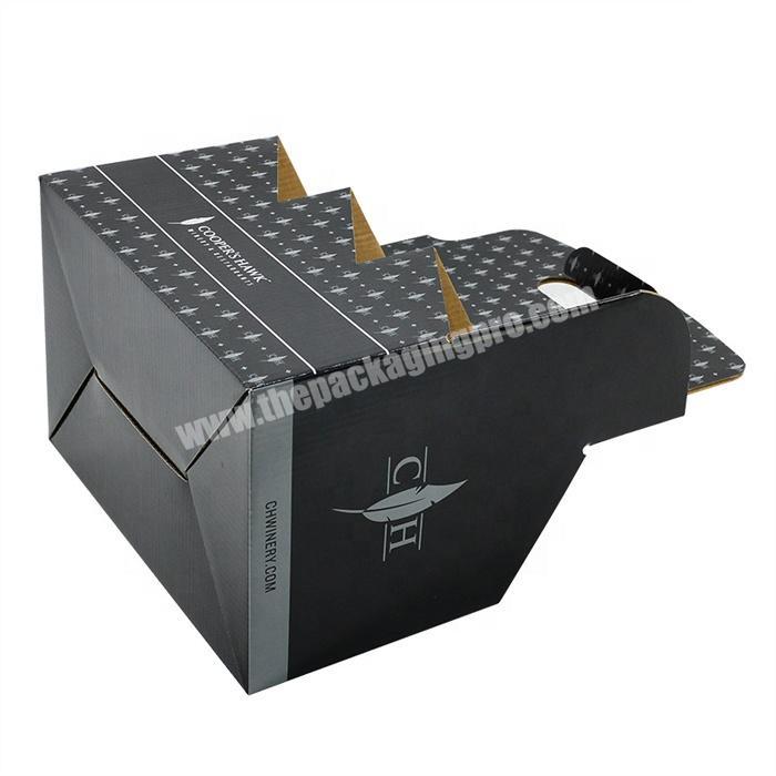 Small corrugated paper packing carton box for beer glass bottle