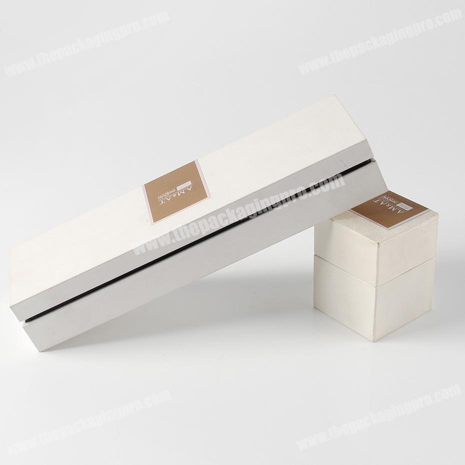 small cosmetic carton white gift boxes with lid