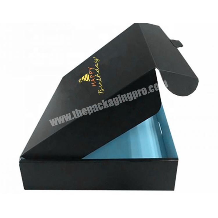 Small Folding Gift Boxes For Clothing Custom Printed Corrugated Shipping Box