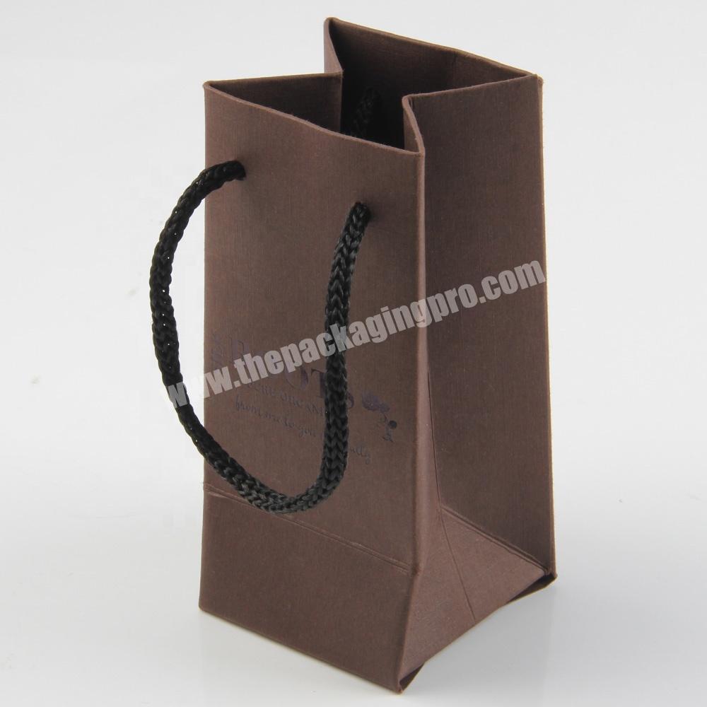 small mini spot uv private label jewelry paper bag