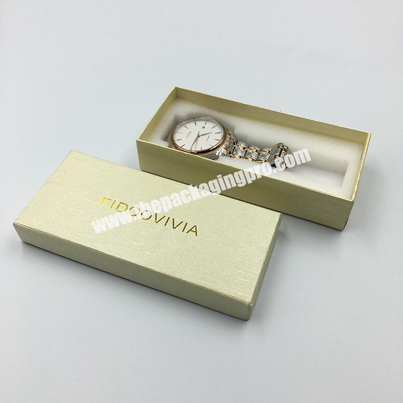 Small MOQ Custom Logo Watch Case Men's paper Watch Box