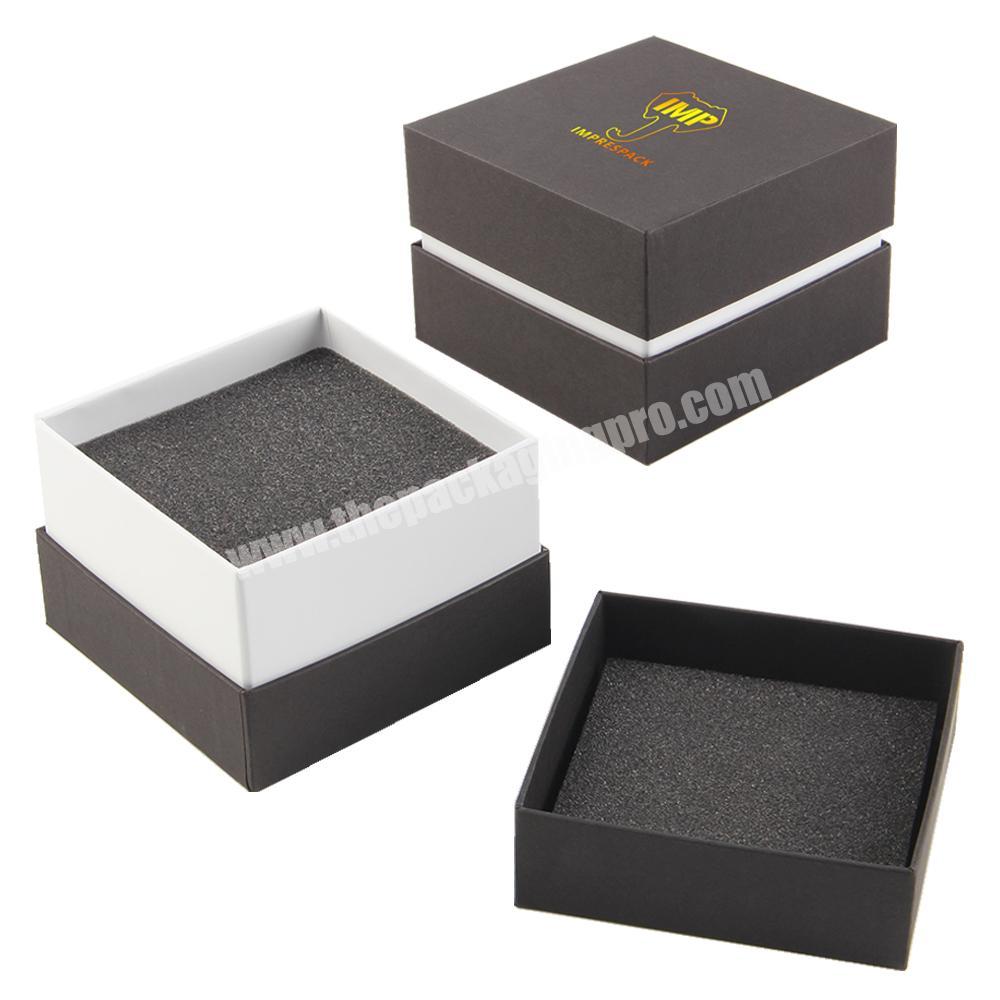 Small moq sponge insert kraft paper gift jewellery packaging box