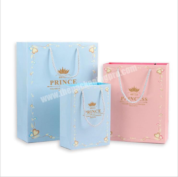 small order luxury paper bag shopping bags with logos gift packaging bag