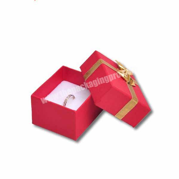 Small paper engagement ring box with your design
