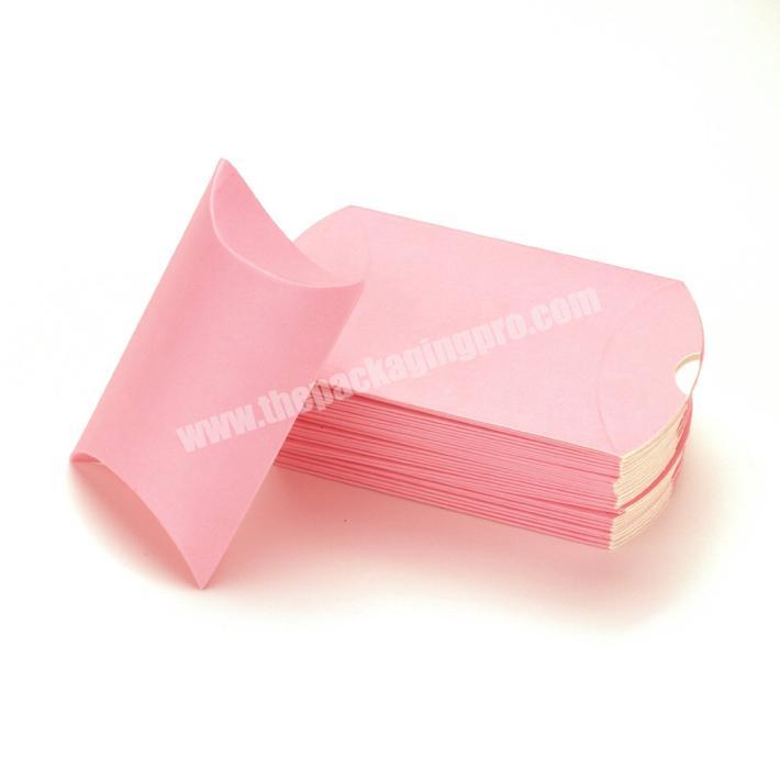 Small Pink Various Pillow Gift Jewelry Boxes Packing With Custom Logo