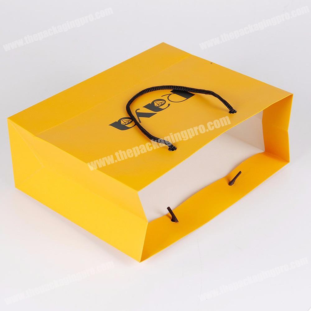 Small quantity order supplier for plain brown gift paper carrier bag