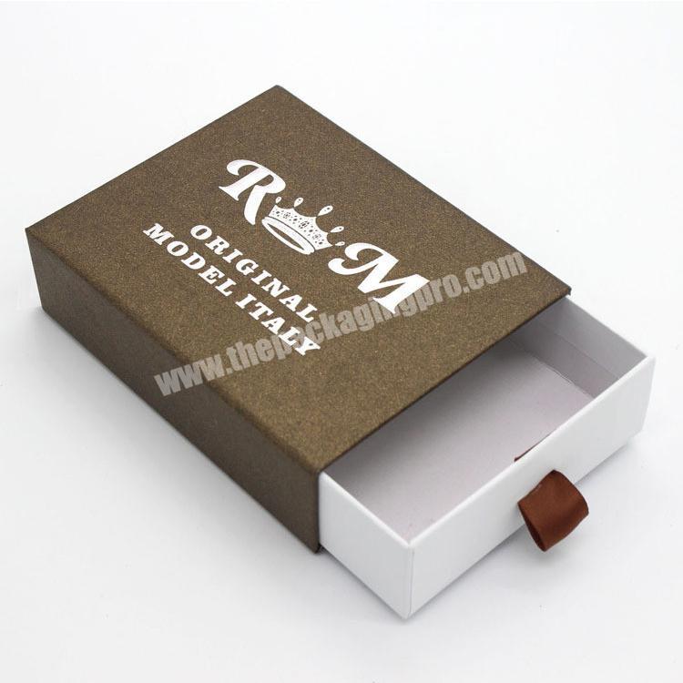 small sliding paper drawer packaging box