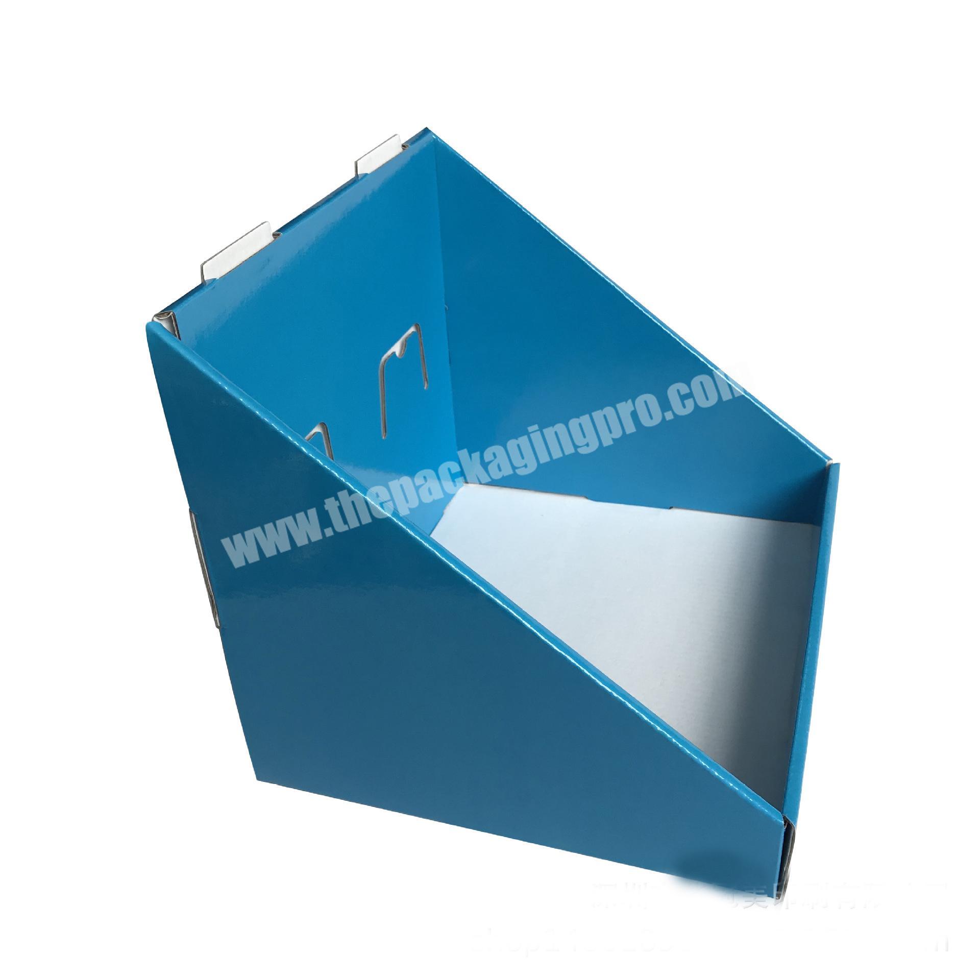 snack packaging box counter display rack cardboard shipping corrugated box