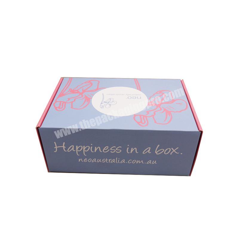 Special best sell silk luxury pink box mailer