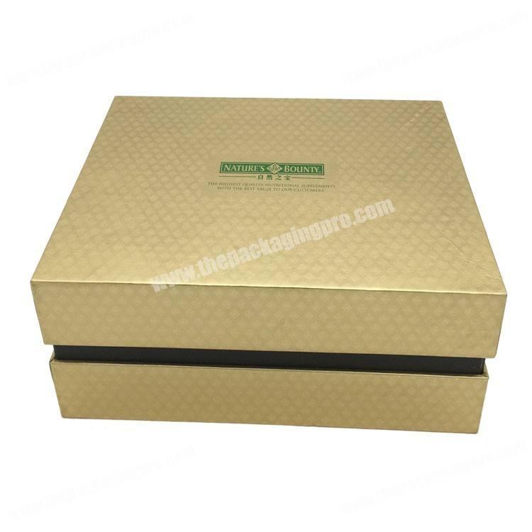 Special Paper Custom Made Hot Foil Stamping Logo  Deluxe Rigid Cube Gift Box Packaging