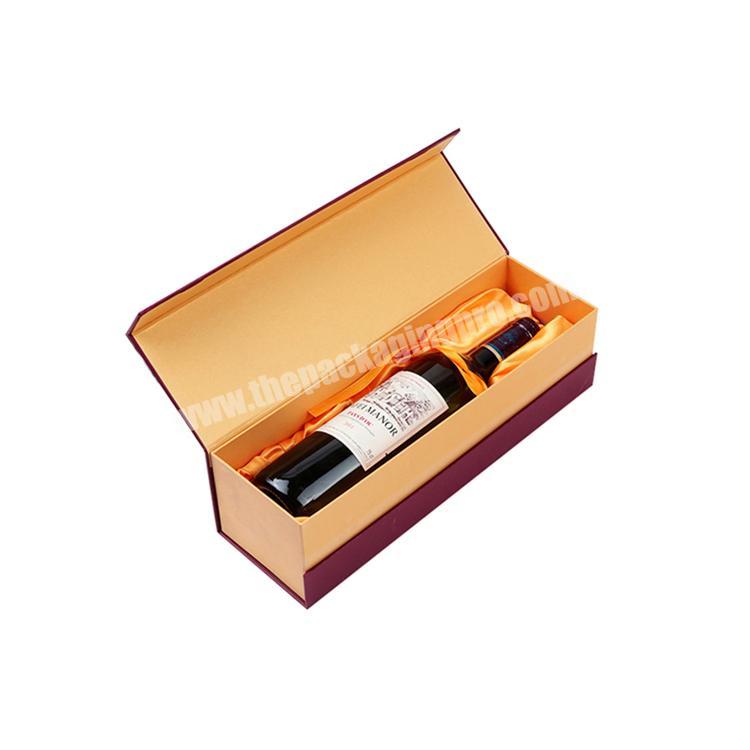 Special professional cardboard wine box 3 bottles