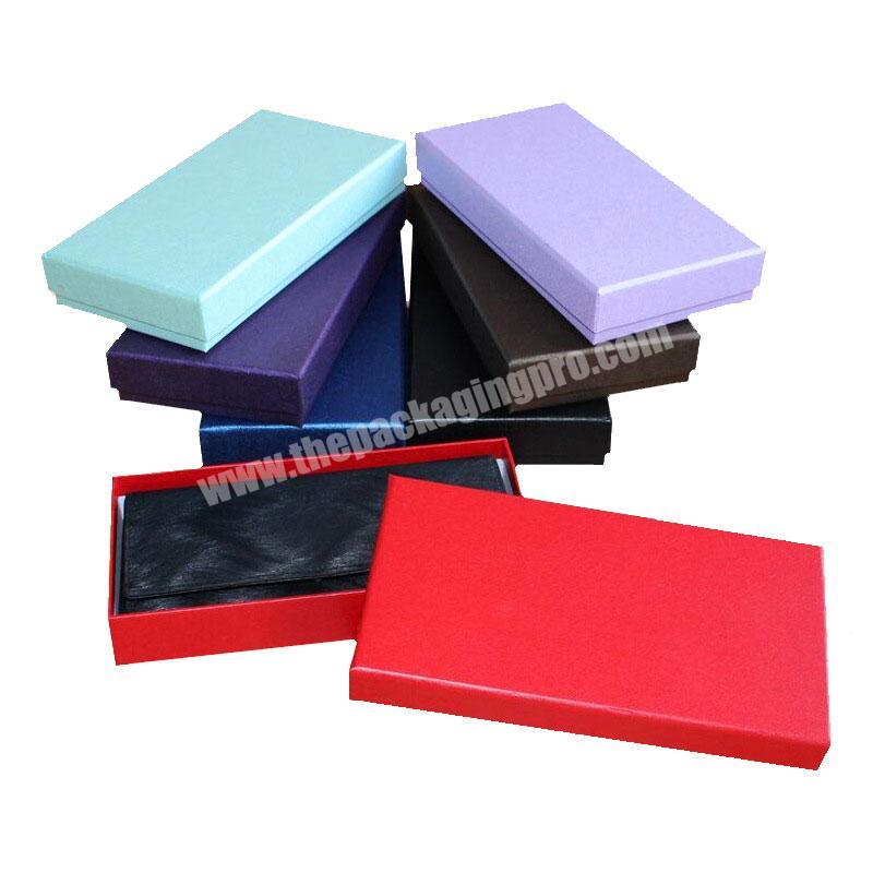 Special wholesale paper box high-end long wallet gift box