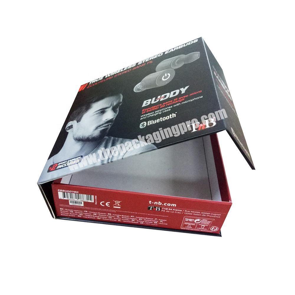 Sport Bluetooth Wireless Earphone Packaging Box for Electronics Store Retail