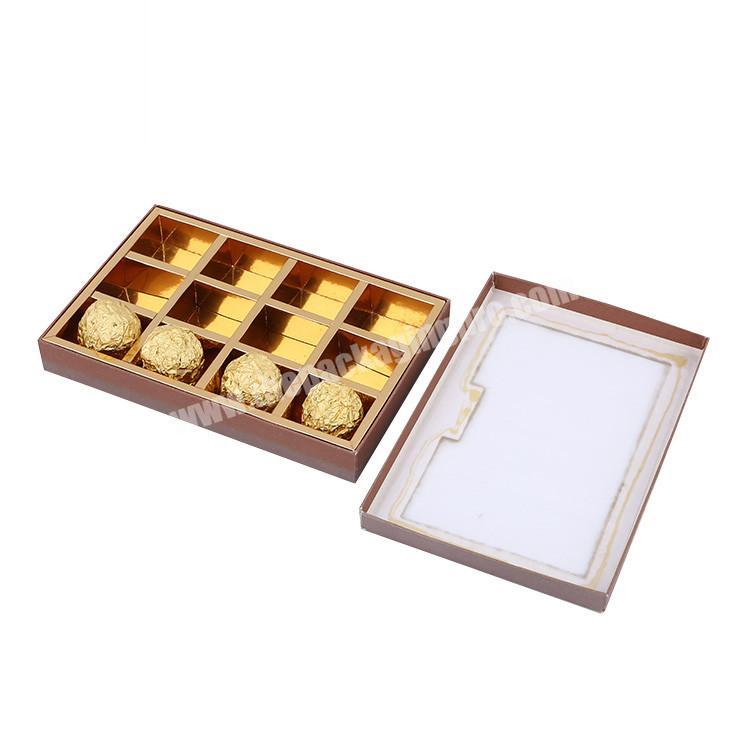 Spot Beautiful Chocolate Box Packaging High-end Gift  Custom Logo Packaging Gift Box