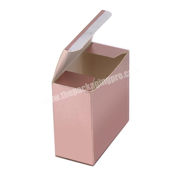 Square Fancy Rigid Gift Makeup Box Cosmetic Paper Cardboard Box With Lid And Bottom Box With Insert For Skincare Packaging