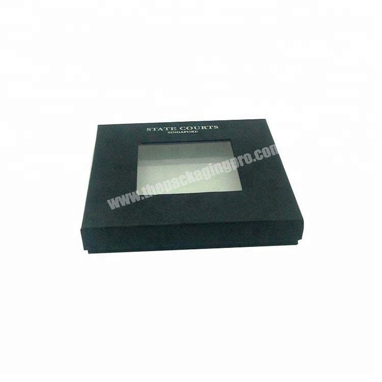 Square mini clear bow tie packaging boxes with logo