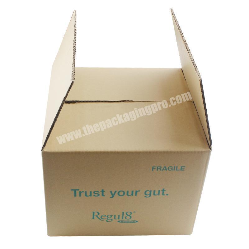 Standard Strong Brown Shipping Carton Corrugated Box Packaging For Products
