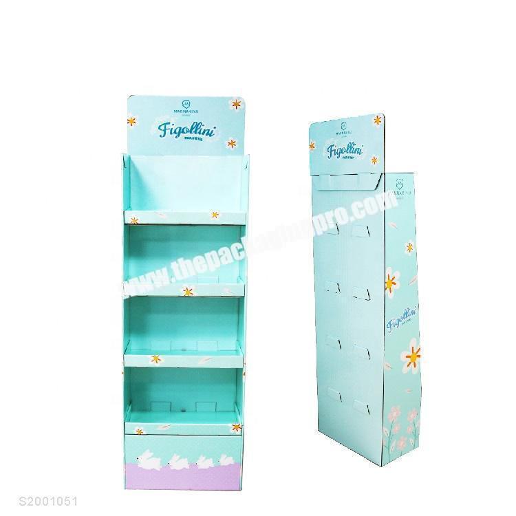 stronger cardboard PDQ display stand packaging cardboard display stand