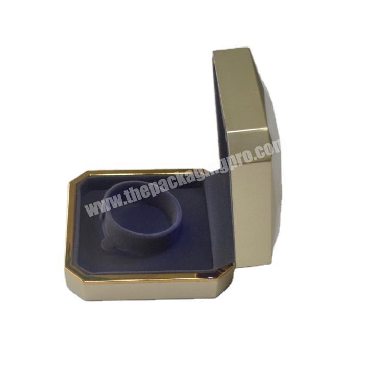 stylish and fashionable LED light octangle shape Bracelet box bangle box with Bronze color rim box size 10 x 10 x 5cm