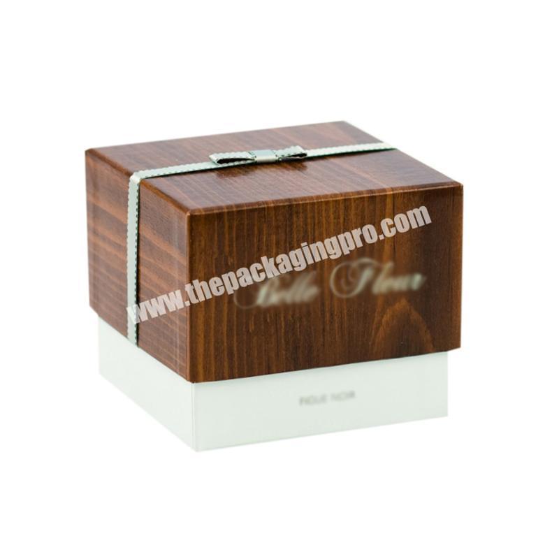 Stylish Lid and Base gift box cardboard packaging candle box