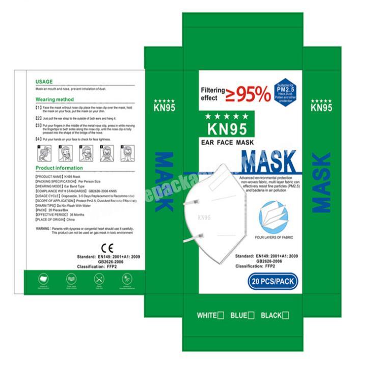 surgerical mask box eco-friendly surgical mask box to store mask