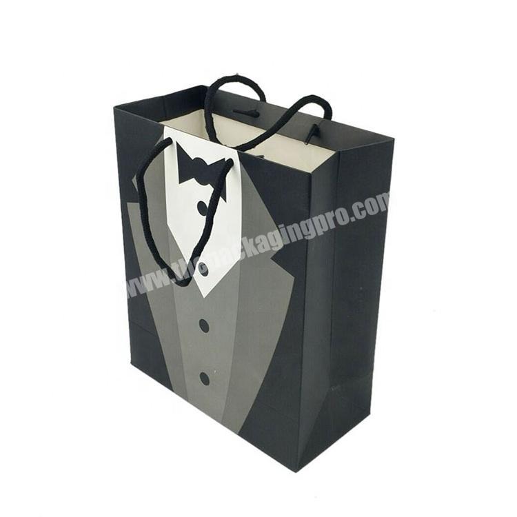 T-shirt Packaging Paper Bags String Handle For Gift Party Wedding T-shirt