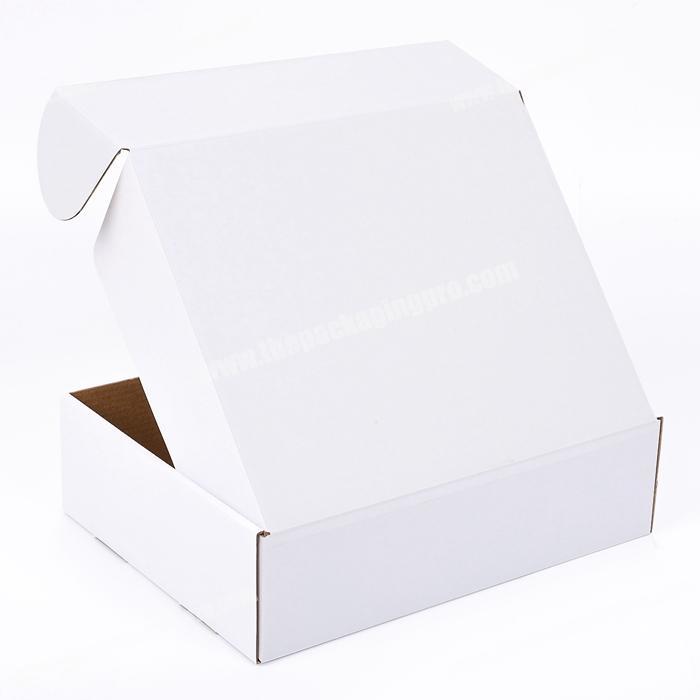 Tab Lock Foldable Cardboard Packaging Kids Clothing Corrugated Shipping Boxes Wholesale