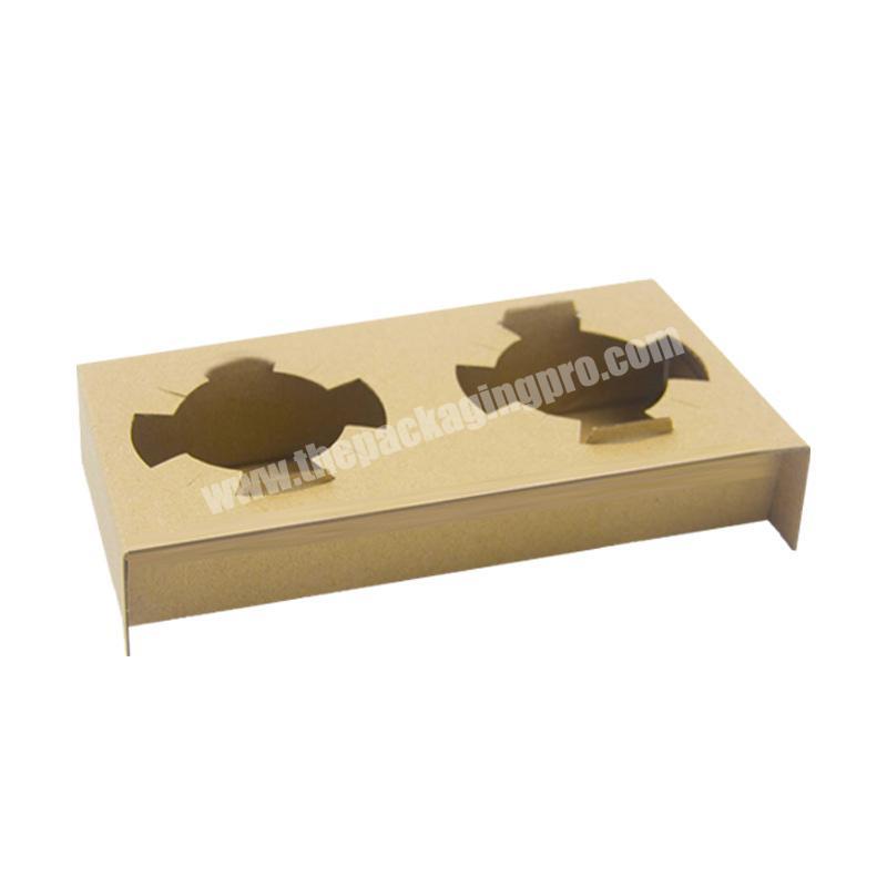 take away disposable coffee corrugated paper cup holder tray
