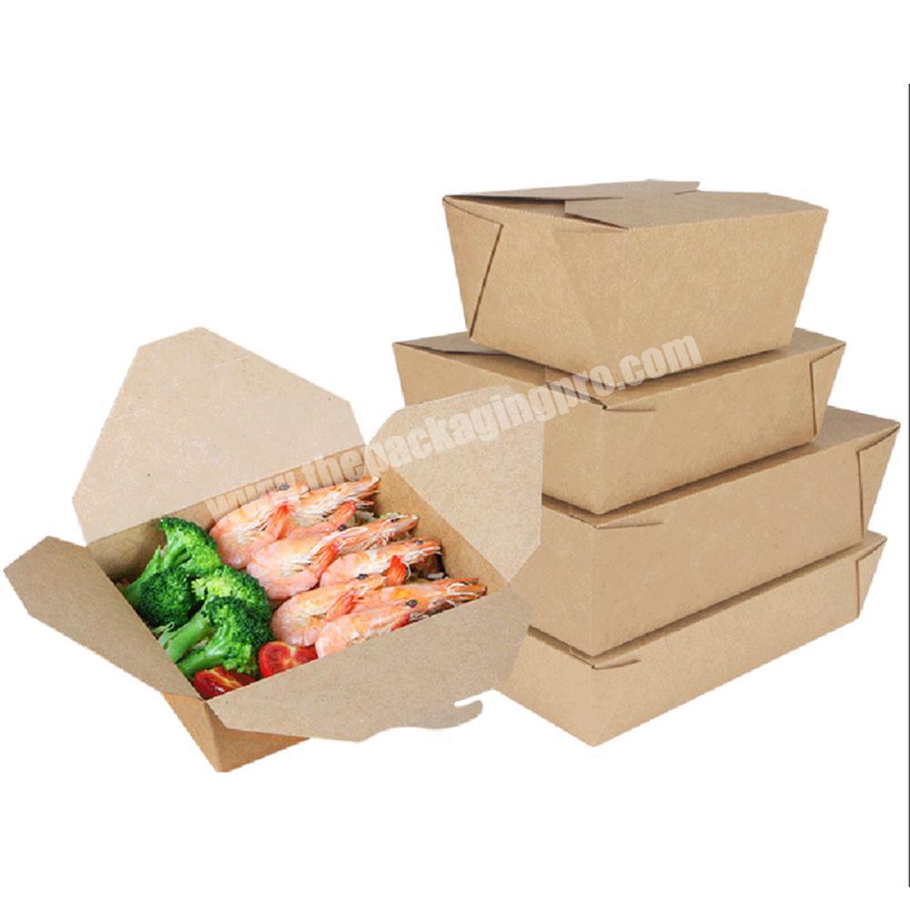 Take Away Take Out Container Food Noodles, Salad, Rice Packaging Boxes