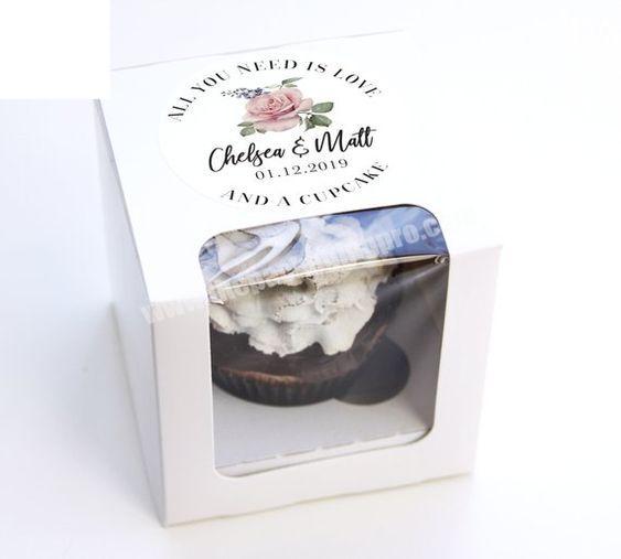 Tall Rectangular Cake Box Transparent,White Cake Box With Window,Kraft Cake Box Wedding Favor