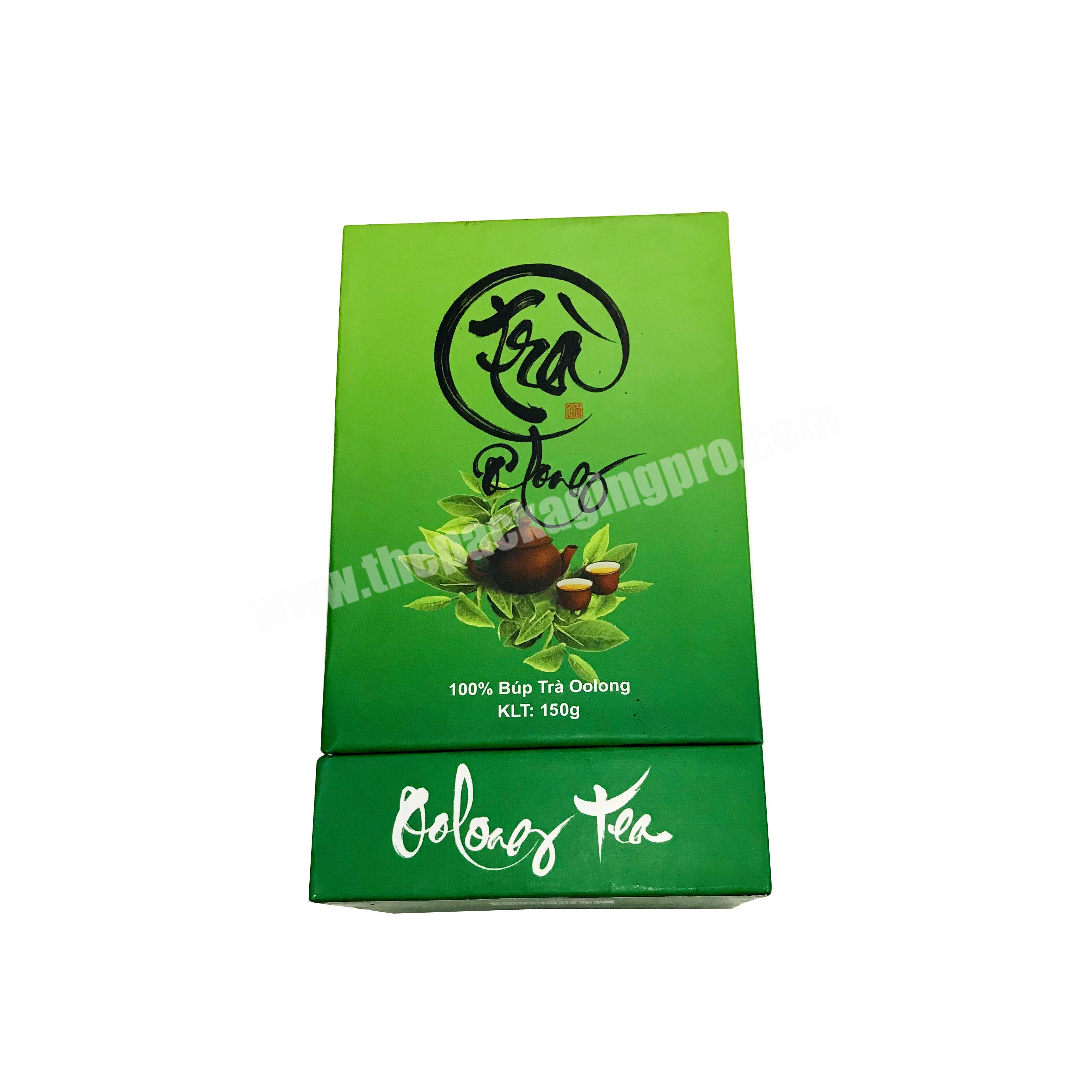 Tea Packaging Decorating Cardboard Box With Lid