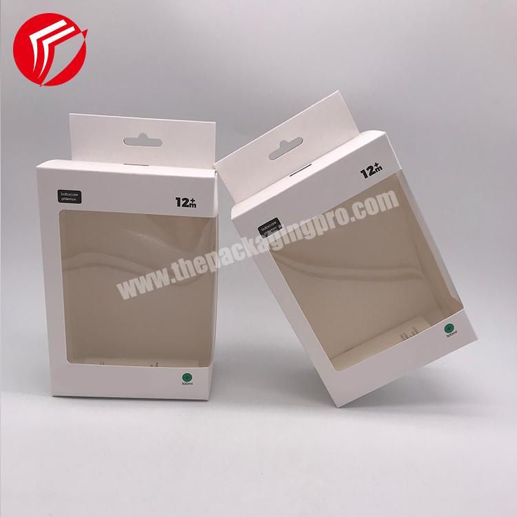 TELILONG printed eco friendly package recycling paper packaging box with window