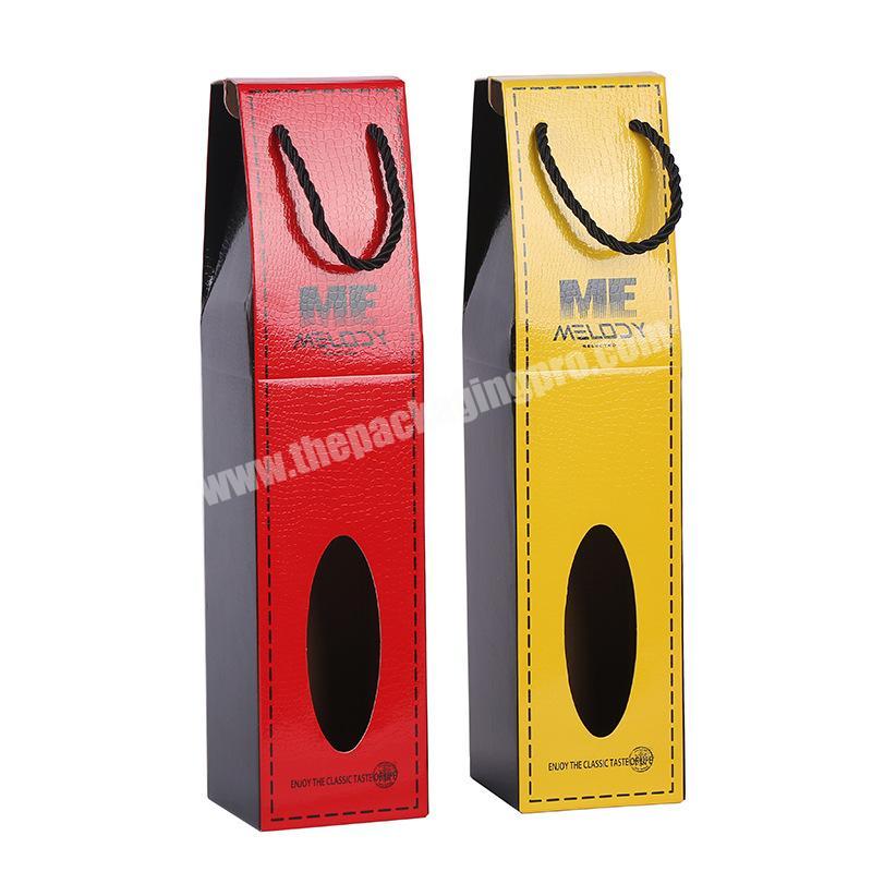 The best-selling product wine packaging box for wine gift exquisite luxury packaging box