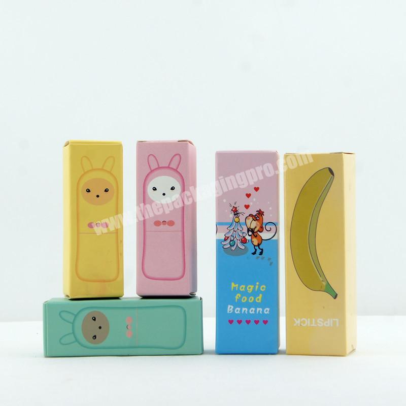 The factory produces small gift boxes for packaging lipstick cute cartoon boxes