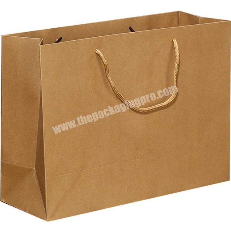 The Large Size Natural Color Brown Kraft Paperboard Bags Retails